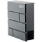 Phoenix Estilo Top Loading Letter Box, Graphite