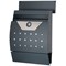 Phoenix Estilo Front Loading Letter Box, Graphite