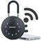Phoenix Palm Smart Key Safe with Electronic Lock and Padlock Shackle, Black
