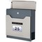 Phoenix Estilo Top Loading Letter Box, Grey