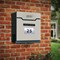 Phoenix Estilo Top Loading Letter Box, Grey