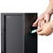 Phoenix Fingerprint Key Safe Electronic Lock 60 Adjustable Hooks Black KS0021F