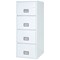 Phoenix FS2274K Vertical Fire File 4 Drawer Key Lock White FS2274K