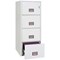 Phoenix FS2274K Vertical Fire File 4 Drawer Key Lock White FS2274K