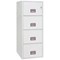 Phoenix FS2274K Vertical Fire File 4 Drawer Key Lock White FS2274K