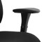 Chiro Plus Ergo Posture Chair, Height Adjustable Arms, Black - Delivered Built