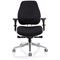 Chiro Plus Ergo Posture Chair, Height Adjustable Arms, Black
