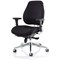 Chiro Plus Ergo Posture Chair, Height Adjustable Arms, Black