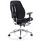 Chiro Plus Ergo Posture Chair, Height Adjustable Arms, Black