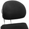 Chiro Plus Ergo Posture Chair with Headrest, Black, Assembled