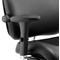 Chiro Plus Ultimate Bonded Leather Chair, Headrest, Height Adjustable Arms, Black - Delivered Built