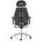 Chiro Plus Ultimate Bonded Leather Chair, Headrest, Height Adjustable Arms, Black