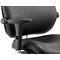 Chiro Plus Ultimate Leather Chair with Headrest, Black