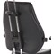 Chiro Plus Ultimate Leather Chair with Headrest, Black