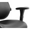 Chiro Plus Ultimate Leather Chair with Headrest, Black