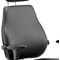 Chiro Plus Ultimate Leather Chair with Headrest, Black