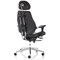 Chiro Plus Ultimate Bonded Leather Chair, Headrest, Height Adjustable Arms, Black