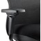 Stealth Shadow Ergo Mesh Back Posture Chair, Height Adjustable Arms, Black