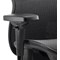 Stealth Shadow Ergo Mesh Back Posture Chair, Height Adjustable Arms, Black - Delivered Built