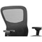 Stealth Shadow Ergo Mesh Back Posture Chair, Height Adjustable Arms, Black