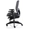 Stealth Shadow Ergo Mesh Back Posture Chair, Height Adjustable Arms, Black