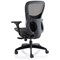 Stealth Shadow Ergo Mesh Back Posture Chair, Height Adjustable Arms, Black