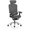 Ergo Click Plus Fabrimesh Operator Chair, Headrest, Height Adjustable Arms, Grey