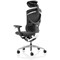 Ergo Click Plus Fabrimesh Operator Chair, Headrest, Height Adjustable Arms, Grey