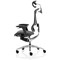 Ergo Click Plus Fabrimesh Operator Chair, Headrest, Height Adjustable Arms, Grey