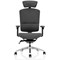 Ergo Click Plus Fabrimesh Operator Chair, Headrest, Height Adjustable Arms, Grey