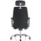 Domino Operator Chair, With Headrest, Fabric, Black