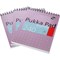 Pukka Pad Shortie Wirebound Notebook, A5, Ruled & Perforated, 240 Pages, Purple, Pack of 3