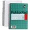 Pukka Pad Jotta Wirebound Notebook, A5, Ruled & Perforated, 200 Pages, Green, Pack of 3