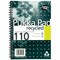 Pukka Pad Recycled Wirebound Notebook, A5, Ruled & Perforated, 110 Pages, Green, Pack of 3