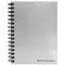 Pukka Pad Wirebound Notebook, A5, Ruled & Perforated, 160 Pages, Silver, Pack of 5