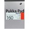 Pukka Pad Headbound Refill Pad, A4, Ruled with Margin, 160 Pages, Assorted Colours, Pack of 6