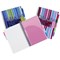 Pukka Pad Project Wirebound Project Book, A4, Ruled & Perforated, 250 Pages, Assorted Colours, Pack of 3