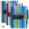 Pukka Pad Wirebound Project Notebook, A5, Ruled & Perforated, 250 Pages, Assorted Colours, Pack of 3