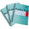 Pukka Pad Jotta Squared Wirebound Notebook, A5, Squares for Graphs & Perforated, 200 Pages, Green, Pack of 3