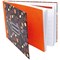 Pukka Pad Bloom Visitors Book, Casebound, 96 Pages, Black Floral