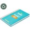 Pukka Planet No Planet B Soft Cover Notepad, 210x130mm, Ruled, 192 Pages, Blue