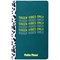Pukka Planet Green Vibes Soft Cover Notepad, 210x130mm, Ruled, 192 Pages, Green