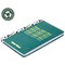 Pukka Planet Green Vibes Soft Cover Notepad, 210x130mm, Ruled, 192 Pages, Green