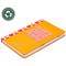 Pukka Planet Plants Over People Soft Cover Notebook, 210x130mm, Ruled, 192 Pages, Orange