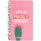 Pukka Planet Its a Prickly Subject Soft Cover Notebook, 210x130mm, Ruled, 192 Pages, Pink