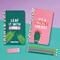 Pukka Planet Its a Prickly Subject Soft Cover Notebook, 210x130mm, Ruled, 192 Pages, Pink