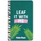 Pukka Planet Leaf it With Me Soft Cover Notebook, 210x130mm, Ruled, 192 Pages, Green