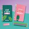Pukka Planet Leaf it With Me Soft Cover Notebook, 210x130mm, Ruled, 192 Pages, Green