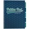 Pukka Pad Glee Project Wirebound Notebook, A4, Ruled, 200 Pages, Blue, Pack of 3