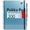 Pukka Pad Project Wirebound Notebook, A4, Ruled & Perforated, 200 Pages, Pack of 3